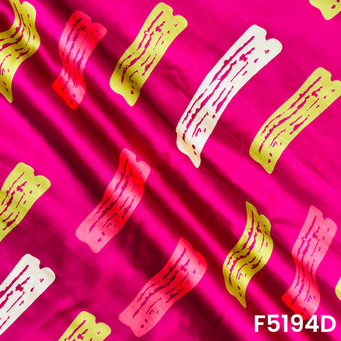 Digital Print Viscose Modal Satin Fabric - F5194